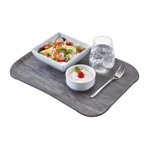 Levy polyester Century luonnonpuun harmaa tammi - 360 x 460mm - Cambro - Fourniresto