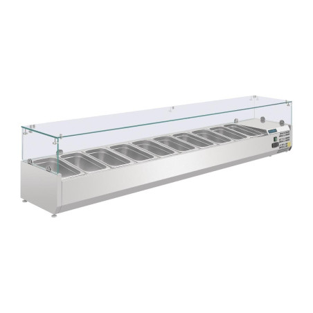 Refrigerated Ingredient Display Case G Series - 10 X GN 1/4 - Polar - Fourniresto