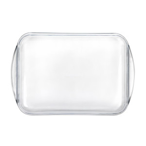 Rektangulär ugnsform i glas - L 350 x B 230 mm - Pyrex