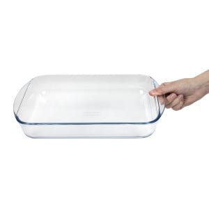 Uuninkestävä suorakulmainen lasivuoka - L 350 x S 230 mm - Pyrex