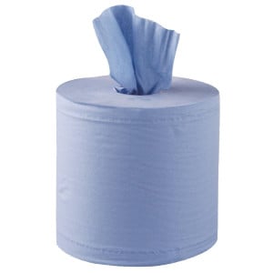 Central Feed Roll 1 Ply - Blue - Jantex