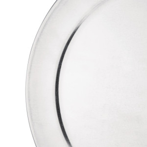 Aluminium pizzaplåt med bred kant - Ø200mm - Vogue - Fourniresto