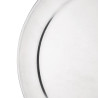 Aluminium pizzaplåt med bred kant - Ø200mm - Vogue - Fourniresto