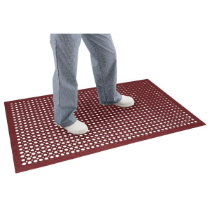 Tapis en Caoutchouc Anti-Fatigue - L 1500 x P 900 mm - Jantex