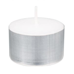8 Hour Tealight Candles Ø 40 mm - Pack of 75 - Olympia