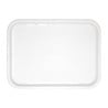 White Plastic Fast Food Tray 345 x 265mm - Olympia KRISTALLON - Fourniresto