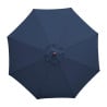 Round Navy Blue Parasol - H 3000mm - Bolero