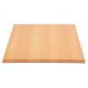 Square Beech Effect Table Top - 700mm - Bolero