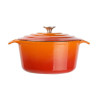 Stor Rund Orange Gryta - 4L - Vogue