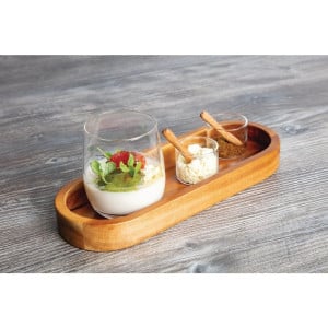 Wooden condiment tray - Olympia - Fourniresto