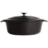 Grande Cocotte Ovale Noire - 6L - Vogue