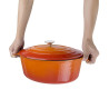 Grande Cocotte Ovale Orange - 6L - Vogue