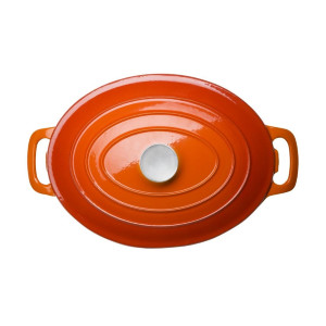 Grande Cocotte Ovale Orange - 6L - Vogue