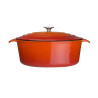 Stor oval gryta i orange - 6L - Vogue