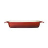 Rectangular Red Cast Iron Dish - 2.8L - Vogue