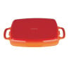 Plat en Fonte Rectangulaire Orange - 2,8L - Vogue