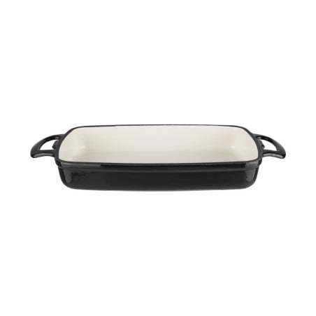 Rectangular Black Cast Iron Dish - 1.8 L - Vogue