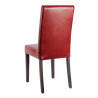 Chairs in faux leather - Red - Bolero - Fourniresto