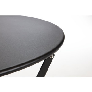 Steel Terrace Table - Black - Bolero - Fourniresto