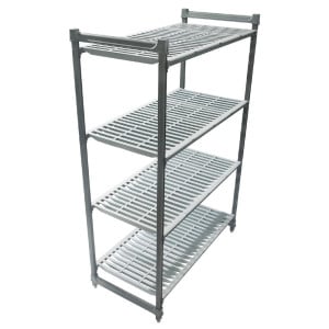 Yksikkö, jossa on 4 avohyllyä - L 910 x S 460 mm - Cambro