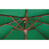 Parasol Square Green - L 2500mm - Bolero