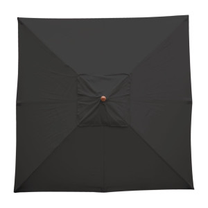 Parasol Carre Noir - L 2500mm - Bolero