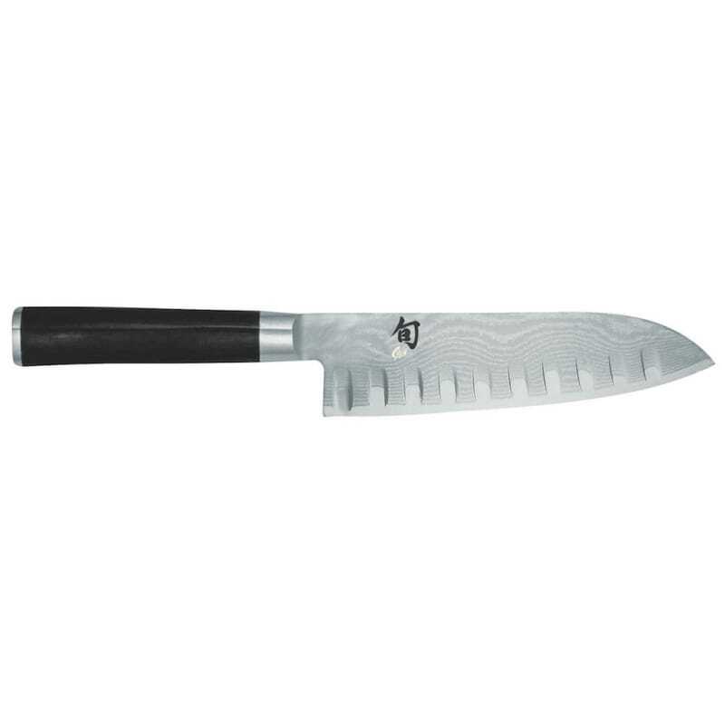 Santoku-kniv Räfflad Damas Shun 18 cm - Japanska knivar KAI