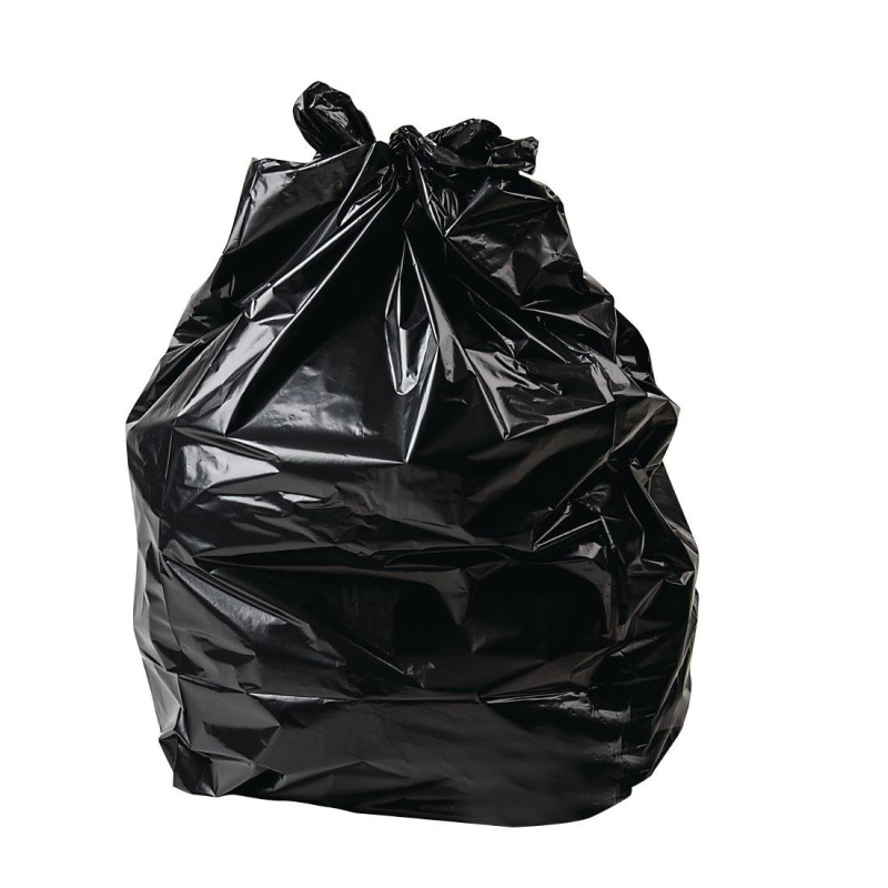 Black Bin Bags - 70L - Pack of 200 - Jantex