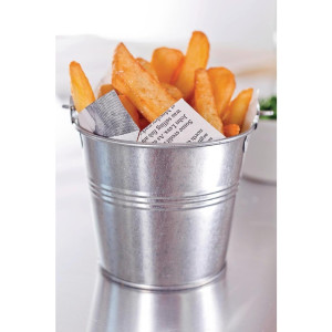 Pommes frites koner med tidningsmönster - Paket med 1100 - FourniResto