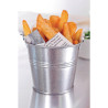 Pommes frites koner med tidningsmönster - Paket med 1100 - FourniResto