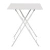 Square steel terrace table - grey - 600mm - Bolero - Fourniresto