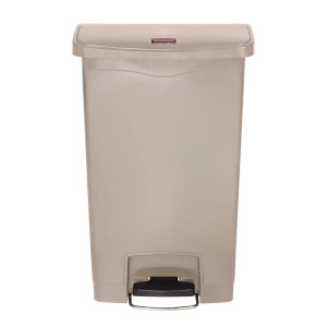 Sopkorg med pedal framtill Slim Jim Beige - 50L - Rubbermaid