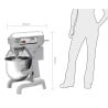 Planetary mixer 20L - Buffalo - Fourniresto