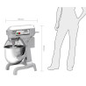 Planetblandare 20L - Buffalo - Fourniresto