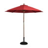 Red Round Parasol - 2.5 m - Bolero