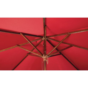 Red Round Parasol - 2.5 m - Bolero