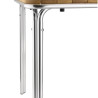 Table carrée en frêne et aluminium 700mm - Bolero - Fourniresto