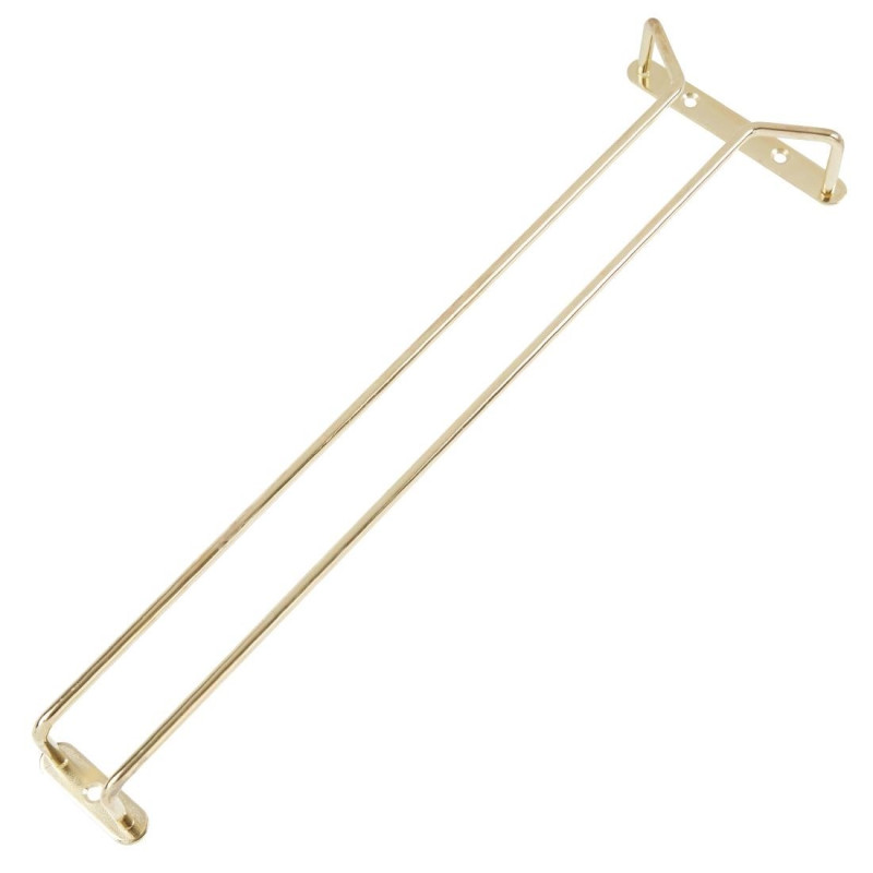 Supportti viinilaseille messinkiä 410mm - FourniResto - Fourniresto