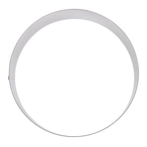 Ruostumattomasta teräksestä valmistettu vaahtomuottirengas 240 x 60mm - De Buyer - Fourniresto
