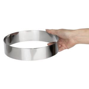 Cercle à mousse inox 200 x 45mm - De Buyer - Fourniresto