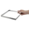 Square Stainless Steel Tart Ring - W 200 x D 200mm - De Buyer