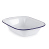 Enamelled steel serving dish 280x190x55mm - Set of 6 - Olympia - Fourniresto