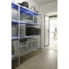 Modular Shelving Unit in Corner 4 Levels - W 649 x D 400mm - Tournus