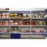 Modular Shelving Unit in Corner 4 Levels - W 649 x D 500mm - Tournus