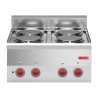 Fourneau 4 Plattor Elektriska Att Placera 600 - Gastro M