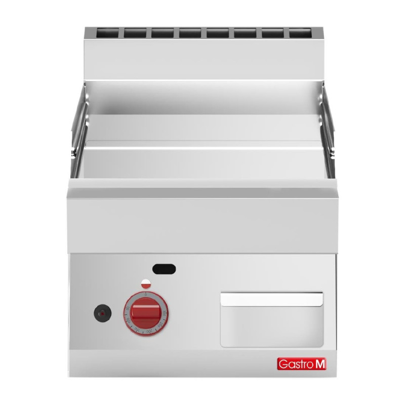 Plancha Gas 650 med Räfflad Platta - Gastro M