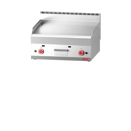 Gas griddle 650 with smooth chrome plate - Gastro M - Fourniresto