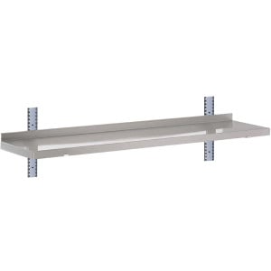 Etagère Murale en Inox Sans Supports-L 1200 x P 400mm - Gastro M