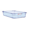 Blue airtight ABS GN1/1 100mm container - Araven - Fourniresto