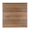 Square Table Top Oak Wood Effect Rustic - L 700mm - Bolero